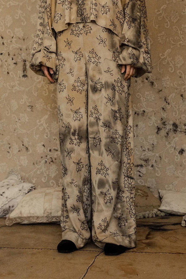 MUTEDANCE goatus printed trousers md22fw06